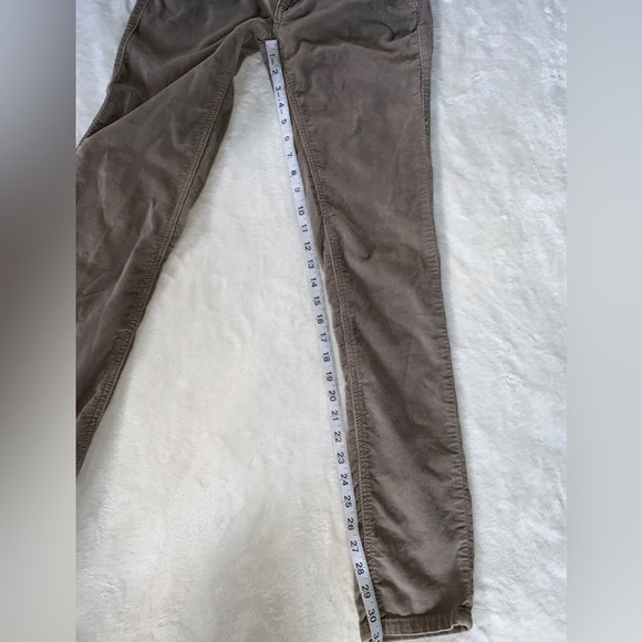 Free People Tan Skinny Corduroy Pants Sz 26 - Picture 12 of 12